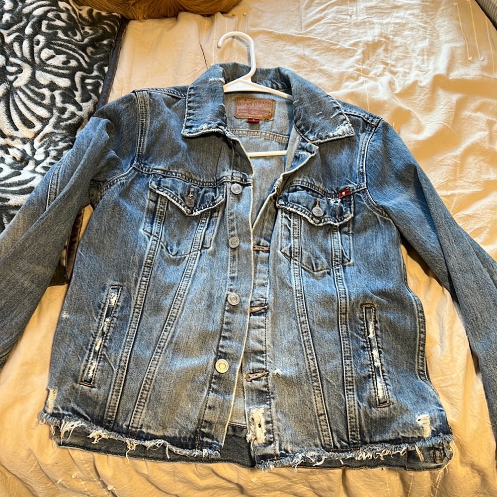 Jean Jacket - distressed - lucky brand